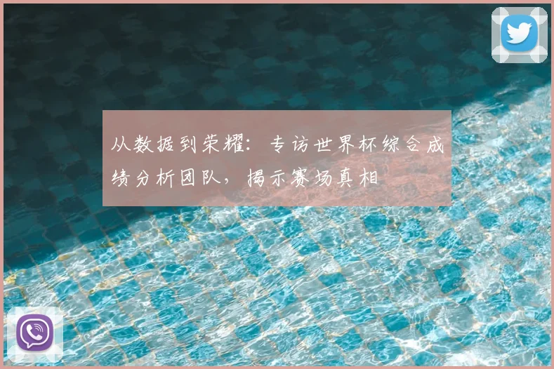 从数据到荣耀：专访世界杯综合成绩分析团队，揭示赛场真相