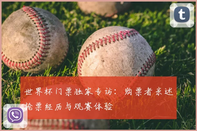世界杯门票独家专访：购票者亲述抢票经历与观赛体验