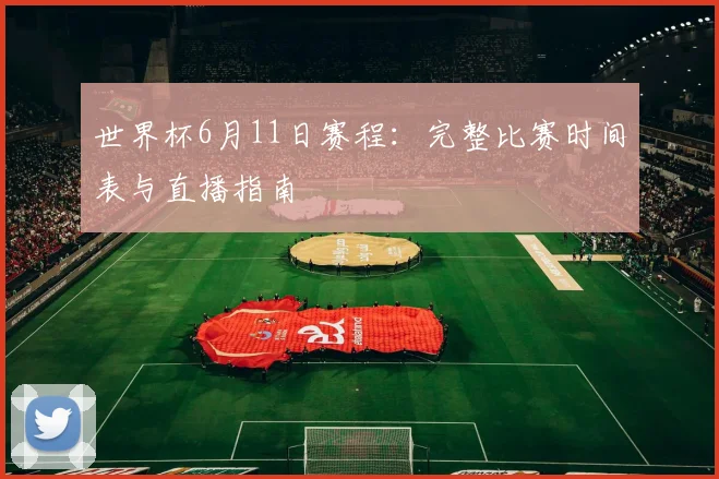 世界杯6月11日赛程：完整比赛时间表与直播指南